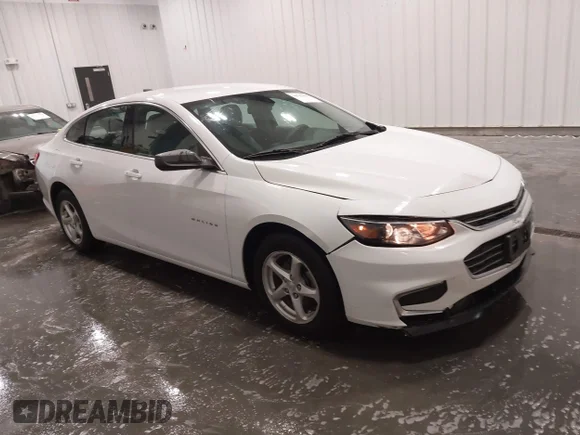 ✅ 2017 Chevrolet Malibu LS • VIN: 1G1ZB5STXHF275429 • Lot: 44705695. Listed on IAAI with 108,798 mi. Free auction sales archive from the USA and detailed vehicle history report at DreamBid. Image 1.