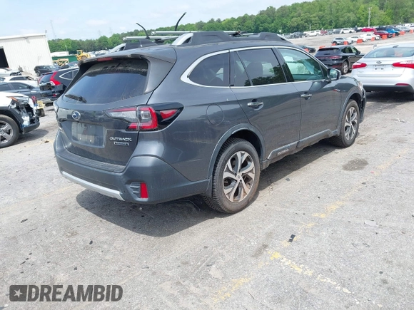 ✅ 2021 Subaru Outback Touring • VIN: 4S4BTAPC2M3222755 • Lot: 44974188. Listed on IAAI with 44,226 mi. Free auction sales archive from the USA and detailed vehicle history report at DreamBid. Image 4.