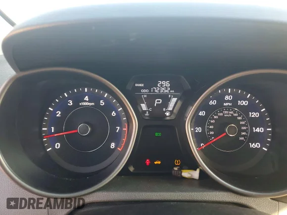✅ 2013 Hyundai Elantra GLS • VIN: 5NPDH4AEXDH426346 • Lot: 74378145. Listed on Copart with 172,352 mi. Free auction sales archive from the USA and detailed vehicle history report at DreamBid. Image 9.