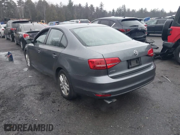 ✅ 2015 Volkswagen Jetta S • VIN: 3VW2K7AJ2FM225302 • Lot: 44160689. Listed on IAAI with 114,455 mi. Free auction sales archive from the USA and detailed vehicle history report at DreamBid. Image 3.