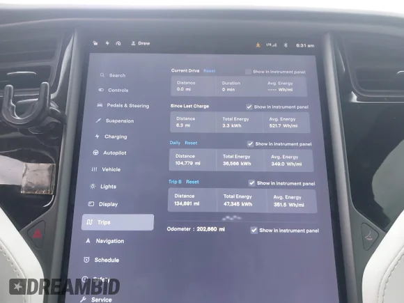 ✅ 2018 Tesla Model X 75D • VIN: 5YJXCAE2XJF102379 • Лот: 44432259. Опубліковано раніше на IAAI з пробігом 202 660 миль. Безкоштовний доступ до архіву аукціонних продажів зі США та докладний звіт про історію автомобіля на DreamBid. Зображення 7.