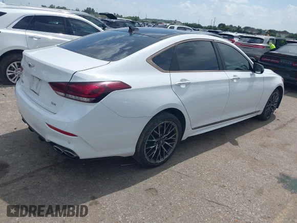 ✅ 2018 Genesis G80 Sport • VIN: KMHGN4JB1JU219112 • Лот: 42736010. Опубліковано раніше на IAAI з пробігом 114 128 миль. Безкоштовний доступ до архіву аукціонних продажів зі США та докладний звіт про історію автомобіля на DreamBid. Зображення 4.