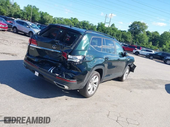 ✅ 2021 Volkswagen Atlas SE • VIN: 1V2KR2CA9MC580284 • Lot: 45380059. Wystawiony na IAAI z przebiegiem 100 194 mil. Bezpłatny archiwum sprzedaży aukcyjnych z USA i szczegółowy raport historii pojazdu na DreamBid. Zdjęcie 4.