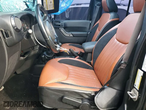 ✅ 2014 Jeep Wrangler Unlimited Sport • VIN: 1C4BJWDG3EL148682 • Lot: 76336835. Listed on Copart with 82,499 mi. Free auction sales archive from the USA and detailed vehicle history report at DreamBid. Image 7.