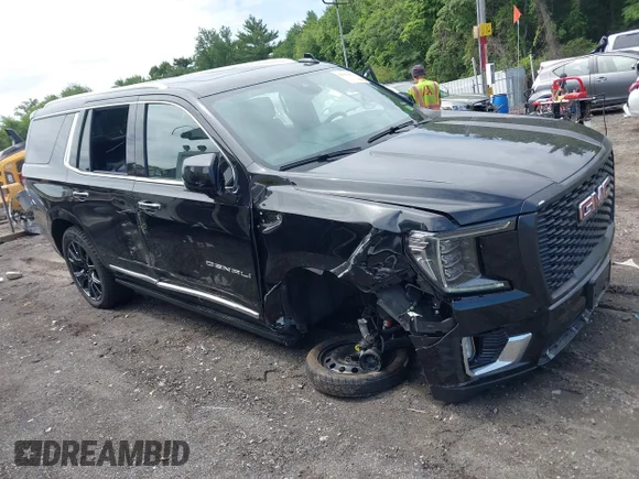 ✅ 2023 GMC Yukon Denali • VIN: 1GKS2DKL2PR194056 • Lot: 42582279. Wystawiony na IAAI z przebiegiem 28 064 mil. Bezpłatny archiwum sprzedaży aukcyjnych z USA i szczegółowy raport historii pojazdu na DreamBid. Zdjęcie 1.