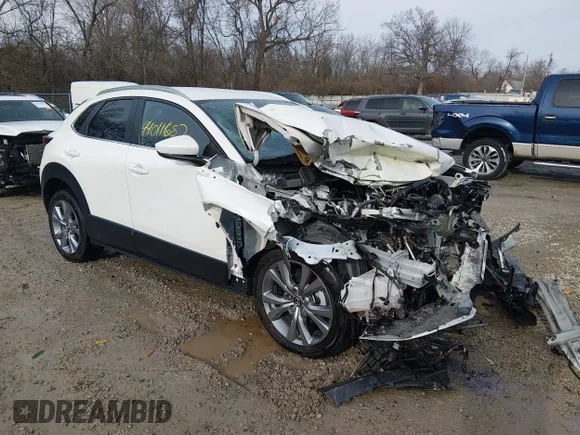 ✅ 2023 Mazda CX-30 S Carbon Edition • VIN: 3MVDMBCM8PM589353 • Lot: 44011687. Listed on IAAI with 40,847 mi. Free auction sales archive from the USA and detailed vehicle history report at DreamBid. Image 1.