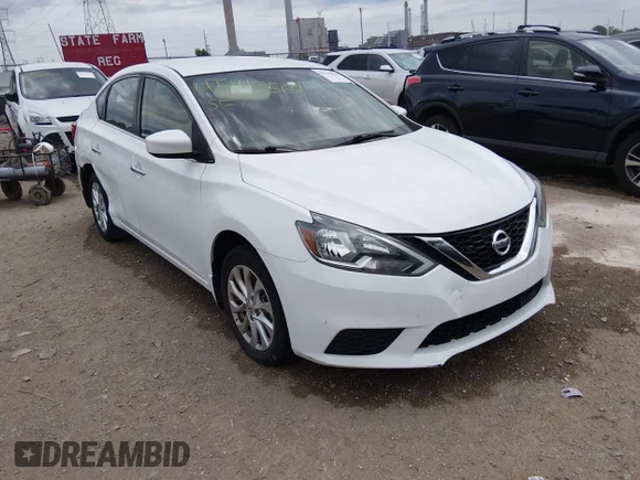 ✅ 2019 Nissan Sentra S • VIN: 3N1AB7AP8KY310928 • Lot: 45143569. Wystawiony na IAAI z przebiegiem 138 800 mil. Bezpłatny archiwum sprzedaży aukcyjnych z USA i szczegółowy raport historii pojazdu na DreamBid. Zdjęcie 1.