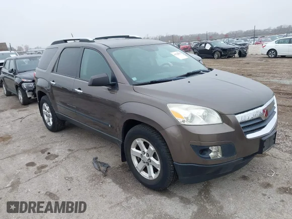 ✅ 2008 Saturn Outlook XE • VIN: 5GZEV13798J154524 • Lot: 43738037. Listed on IAAI with 145,589 mi. Free auction sales archive from the USA and detailed vehicle history report at DreamBid. Image 1.