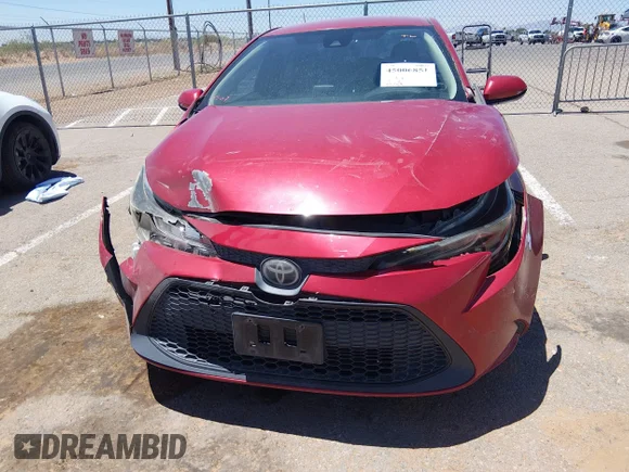 ✅ 2020 Toyota Corolla LE • VIN: 5YFEPRAE3LP106372 • Lot: 45006851. Listed on IAAI with 75,768 mi. Free auction sales archive from the USA and detailed vehicle history report at DreamBid. Image 6.