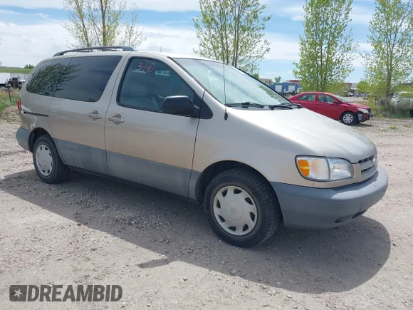 ✅ 2000 Toyota Sienna LE • VIN: 4T3ZF13CXYU182329 • Лот: 42333440. Опубліковано раніше на IAAI з пробігом 181 982 миль. Безкоштовний доступ до архіву аукціонних продажів зі США та докладний звіт про історію автомобіля на DreamBid. Зображення 1.
