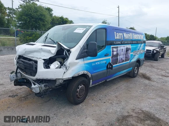 ✅ 2018 Ford Transit • VIN: 1FTYE9ZM2JKA55943 • Lot: 45264704. Listed on IAAI with 122,497 mi. Free auction sales archive from the USA and detailed vehicle history report at DreamBid. Image 2.