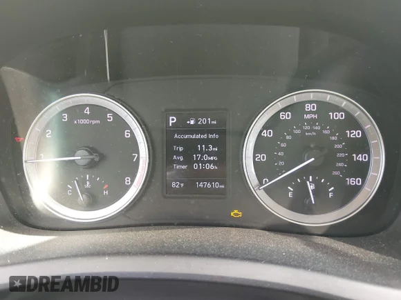 ✅ 2018 Hyundai Sonata SE • VIN: 5NPE24AF3JH609081 • Lot: 44843798. Wystawiony na IAAI z przebiegiem 147 610 mil. Bezpłatny archiwum sprzedaży aukcyjnych z USA i szczegółowy raport historii pojazdu na DreamBid. Zdjęcie 7.