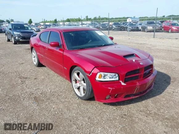 ✅ 2006 Dodge Charger SRT-8 • VIN: 2B3LA73W26H338329 • Lot: 45342339. Listed on IAAI with 201,264 mi. Free auction sales archive from the USA and detailed vehicle history report at DreamBid. Image 1.