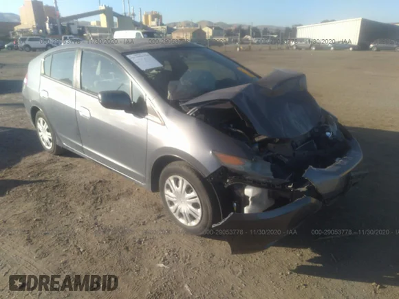 ✅ 2010 Honda Insight LX • VIN: JHMZE2H50AS041334 • Лот: 29053778. Опубліковано раніше на IAAI з пробігом 77 370 миль. Безкоштовний доступ до архіву аукціонних продажів зі США та докладний звіт про історію автомобіля на DreamBid. Зображення 1.