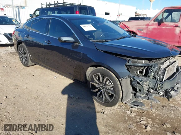 ✅ 2021 Chevrolet Malibu RS • VIN: 1G1ZG5ST0MF056605 • Лот: 44070746. Опубликован ранее на IAAI с пробегом 31 439 миль. Бесплатный доступ к архиву аукционных продаж из США и подробный отчёт об истории автомобиля на DreamBid. Изображение 1.