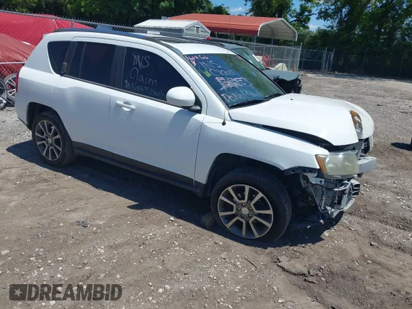 ✅ 2014 Jeep Compass Limited • VIN: 1C4NJCCBXED667109 • Lot: 45020763. Wystawiony na IAAI z przebiegiem 150 352 mil. Bezpłatny archiwum sprzedaży aukcyjnych z USA i szczegółowy raport historii pojazdu na DreamBid. Zdjęcie 1.