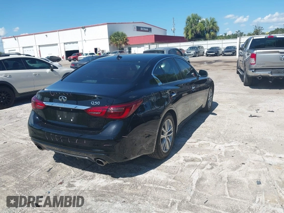 ✅ 2018 Infiniti Q50 Pure • VIN: JN1CV7AP9JM240602 • Lot: 42492930. Wystawiony na IAAI z przebiegiem 60 247 mil. Bezpłatny archiwum sprzedaży aukcyjnych z USA i szczegółowy raport historii pojazdu na DreamBid. Zdjęcie 4.