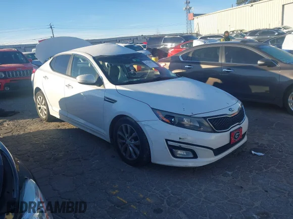 ✅ 2015 Kia Optima EX • VIN: 5XXGN4A74FG494292 • Лот: 44128679. Опубликован ранее на IAAI с пробегом 204 145 миль. Бесплатный доступ к архиву аукционных продаж из США и подробный отчёт об истории автомобиля на DreamBid. Изображение 1.