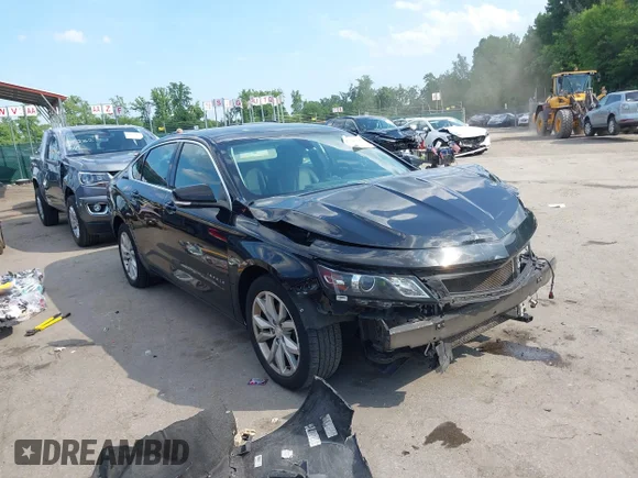 ✅ 2018 Chevrolet Impala LT • VIN: 2G1105S35J9112771 • Lot: 45148305. Listed on IAAI with 148,256 mi. Free auction sales archive from the USA and detailed vehicle history report at DreamBid. Image 1.