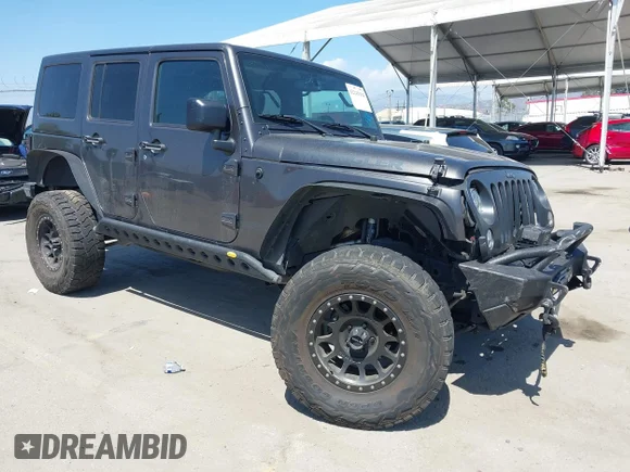 ✅ 2017 Jeep Wrangler Unlimited Willys Wheeler • VIN: 1C4BJWDG4HL666496 • Lot: 42249194. Wystawiony na IAAI z przebiegiem 86 673 mil. Bezpłatny archiwum sprzedaży aukcyjnych z USA i szczegółowy raport historii pojazdu na DreamBid. Zdjęcie 1.