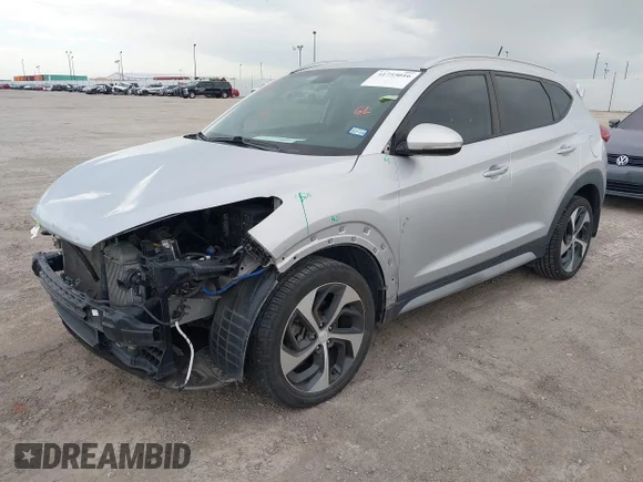 ✅ 2017 Hyundai Tucson Value • VIN: KM8J33A28HU436852 • Lot: 41755016. Wystawiony na IAAI z przebiegiem 81 899 mil. Bezpłatny archiwum sprzedaży aukcyjnych z USA i szczegółowy raport historii pojazdu na DreamBid. Zdjęcie 2.