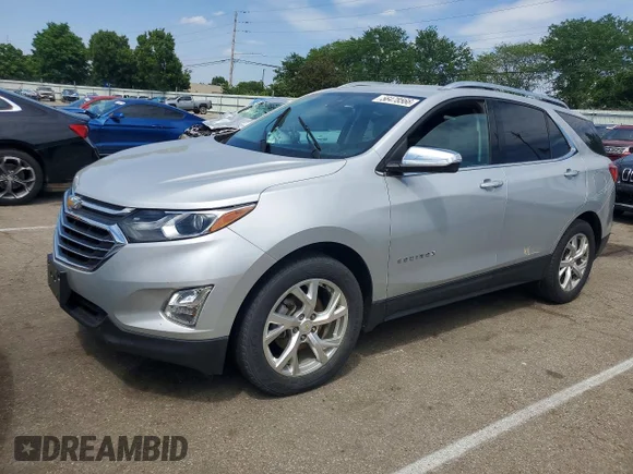 ✅ 2018 Chevrolet Equinox Premier • VIN: 2GNAXMEVXJ6167137 • Lot: 56478566. Listed on Copart with Not provided. Free auction sales archive from the USA and detailed vehicle history report at DreamBid. Image 1.