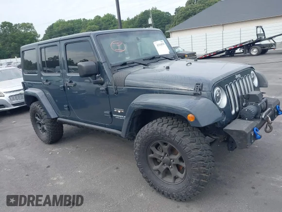 ✅ 2017 Jeep Wrangler Unlimited 75th Anniversary • VIN: 1C4HJWEG5HL677421 • Lot: 43104828. Listed on IAAI with 112,053 mi. Free auction sales archive from the USA and detailed vehicle history report at DreamBid. Image 1.