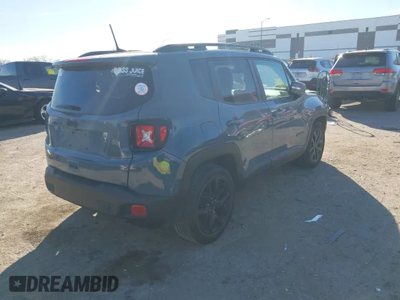 ✅ 2018 Jeep Renegade Altitude • VIN: ZACCJABB3JPJ52782 • Lot: 43896075. Wystawiony na IAAI z przebiegiem 45 587 mil. Bezpłatny archiwum sprzedaży aukcyjnych z USA i szczegółowy raport historii pojazdu na DreamBid. Zdjęcie 4.