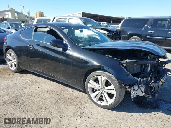 ✅ 2010 Hyundai Genesis Coupe Track • VIN: KMHHT6KD4AU028175 • Lot: 43385753. Listed on IAAI with 156,027 mi. Free auction sales archive from the USA and detailed vehicle history report at DreamBid. Image 1.