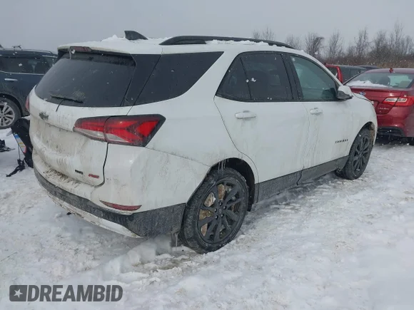 ✅ 2023 Chevrolet Equinox RS • VIN: 3GNAXWEG8PS140123 • Lot: 44292138. Wystawiony na IAAI z przebiegiem 44 537 mil. Bezpłatny archiwum sprzedaży aukcyjnych z USA i szczegółowy raport historii pojazdu na DreamBid. Zdjęcie 4.