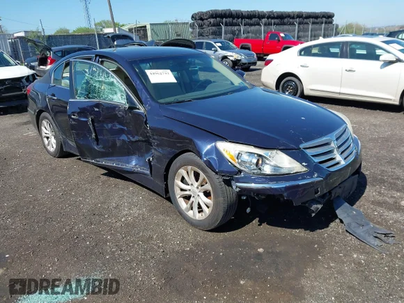 ✅ 2012 Hyundai Genesis 3.8L • VIN: KMHGC4DD5CU190316 • Lot: 44962793. Listed on IAAI with 78,409 mi. Free auction sales archive from the USA and detailed vehicle history report at DreamBid. Image 1.