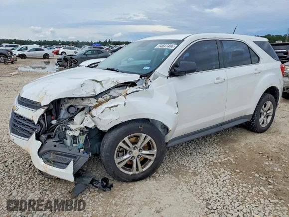 ✅ 2016 Chevrolet Equinox LS • VIN: 2GNALBEK7G1149528 • Lot: 54647486. Listed on Copart with 162,480 mi. Free auction sales archive from the USA and detailed vehicle history report at DreamBid. Image 1.