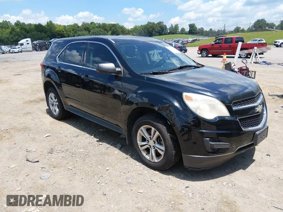 ✅ 2013 Chevrolet Equinox LS • VIN: 2GNALBEK6D6363862 • Lot: 45661618. Listed on IAAI with 134,721 mi. Free auction sales archive from the USA and detailed vehicle history report at DreamBid. Image 1.