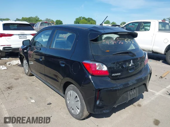 ✅ 2024 Mitsubishi Mirage ES • VIN: ML32AUHJ6RH018806 • Lot: 45111839. Wystawiony na IAAI z przebiegiem 40 470 mil. Bezpłatny archiwum sprzedaży aukcyjnych z USA i szczegółowy raport historii pojazdu na DreamBid. Zdjęcie 3.
