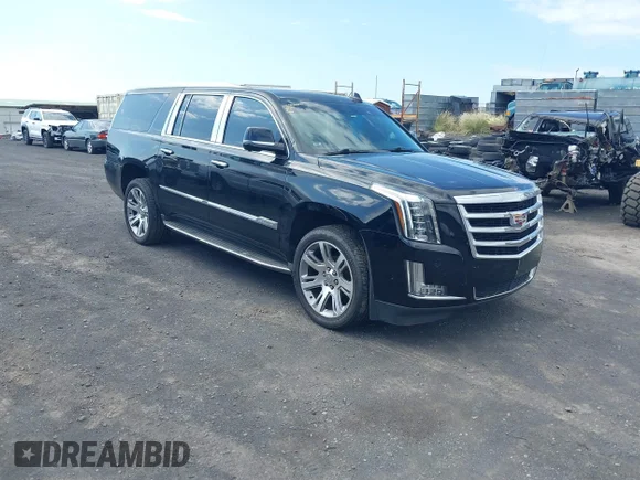 ✅ 2017 Cadillac Escalade ESV • VIN: 1GYS3GKJ6HR160299 • Лот: 44685707. Опубліковано раніше на IAAI з пробігом Не вказано. Безкоштовний доступ до архіву аукціонних продажів зі США та докладний звіт про історію автомобіля на DreamBid. Зображення 1.