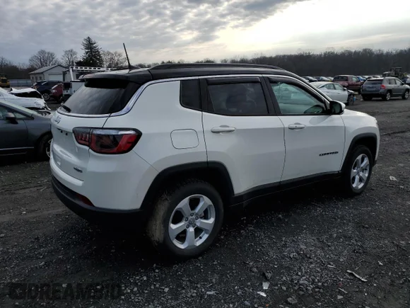 ✅ 2019 Jeep Compass Latitude • VIN: 3C4NJDBB2KT704537 • Лот: 41866983. Опубліковано раніше на Copart з пробігом 27 216 миль. Безкоштовний доступ до архіву аукціонних продажів зі США та докладний звіт про історію автомобіля на DreamBid. Зображення 3.