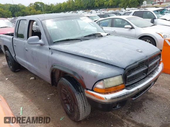 ✅ 2002 Dodge Dakota SLT • VIN: 1B7HL48X42S500611 • Lot: 43090771. Wystawiony na IAAI z przebiegiem 401 496 mil. Bezpłatny archiwum sprzedaży aukcyjnych z USA i szczegółowy raport historii pojazdu na DreamBid. Zdjęcie 1.