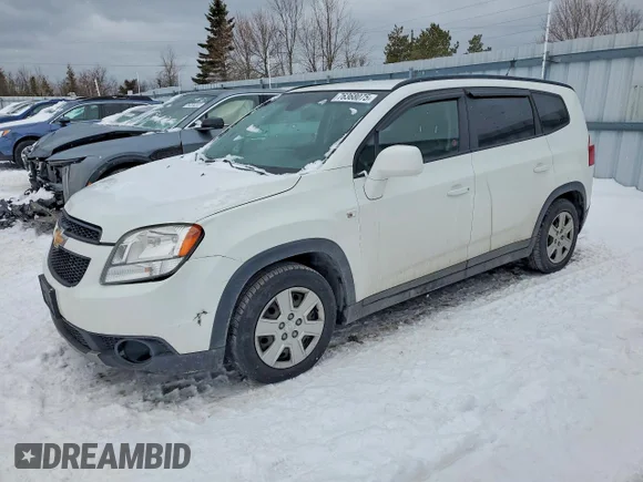 ✅ 2012 Chevrolet Orlando 1LT • VIN: KL77P2EM2CK561551 • Lot: 76368075. Wystawiony na Copart z przebiegiem 276 757 mil. Bezpłatny archiwum sprzedaży aukcyjnych z USA i szczegółowy raport historii pojazdu na DreamBid. Zdjęcie 1.
