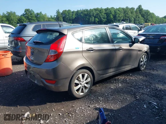 ✅ 2012 Hyundai Accent SE • VIN: KMHCU5AE9CU012519 • Lot: 45534423. Listed on IAAI with 145,014 mi. Free auction sales archive from the USA and detailed vehicle history report at DreamBid. Image 4.