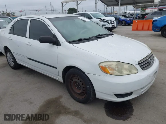 ✅ 2003 Toyota Corolla S • VIN: 1NXBR32E03Z110290 • Lot: 45115690. Wystawiony na IAAI z przebiegiem 155 156 mil. Bezpłatny archiwum sprzedaży aukcyjnych z USA i szczegółowy raport historii pojazdu na DreamBid. Zdjęcie 1.