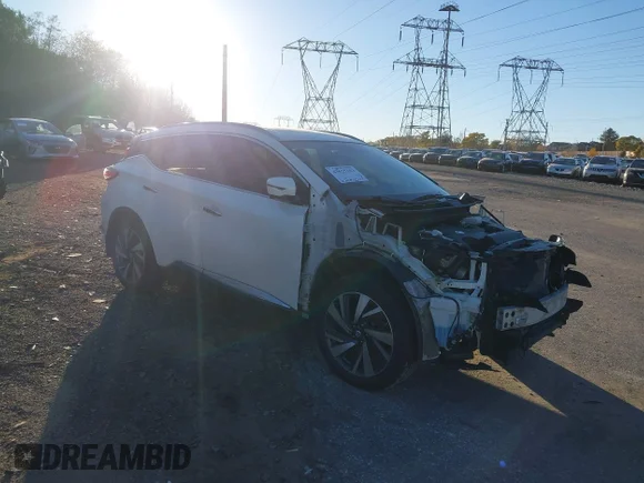 ✅ 2018 Nissan Murano SV • VIN: 5N1AZ2MH6JN108001 • Lot: 43625163. Wystawiony na IAAI z przebiegiem Nie podano. Bezpłatny archiwum sprzedaży aukcyjnych z USA i szczegółowy raport historii pojazdu na DreamBid. Zdjęcie 1.
