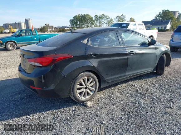✅ 2015 Hyundai Elantra SE • VIN: KMHDH4AE0FU300968 • Lot: 44216410. Wystawiony na IAAI z przebiegiem 170 937 mil. Bezpłatny archiwum sprzedaży aukcyjnych z USA i szczegółowy raport historii pojazdu na DreamBid. Zdjęcie 4.