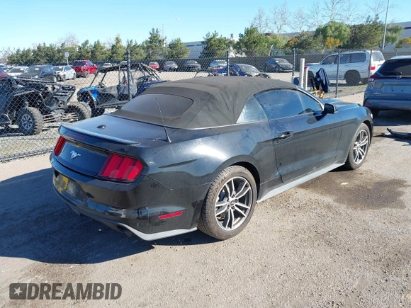 ✅ 2017 Ford Mustang EcoBoost Premium • VIN: 1FATP8UH9H5205389 • Lot: 44150660. Wystawiony na IAAI z przebiegiem 97 056 mil. Bezpłatny archiwum sprzedaży aukcyjnych z USA i szczegółowy raport historii pojazdu na DreamBid. Zdjęcie 4.