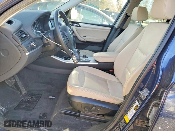 ✅ 2013 BMW X3 xDrive28i • VIN: 5UXWX9C57D0A32856 • Lot: 77378665. Wystawiony na Copart z przebiegiem 37 844 mil. Bezpłatny archiwum sprzedaży aukcyjnych z USA i szczegółowy raport historii pojazdu na DreamBid. Zdjęcie 7.