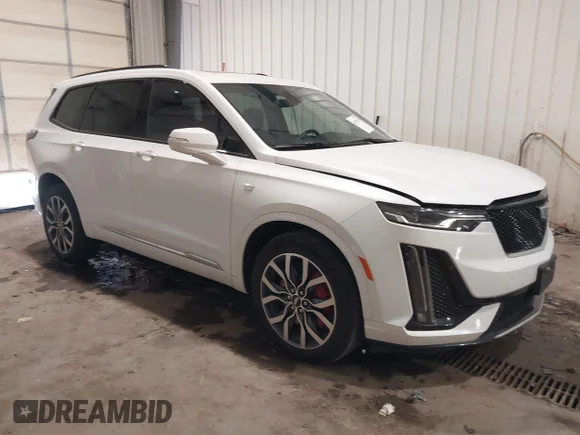✅ 2024 Cadillac XT6 AWD Sport • VIN: 1GYKPGRS7RZ712624 • Лот: 43076119. Опубликован ранее на IAAI с пробегом 17 348 миль. Бесплатный доступ к архиву аукционных продаж из США и подробный отчёт об истории автомобиля на DreamBid. Изображение 1.