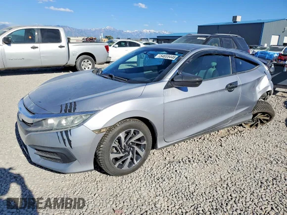 ✅ 2017 Honda Civic LX-P • VIN: 2HGFC4B05HH312331 • Lot: 54655446. Listed on Copart with 145,967 mi. Free auction sales archive from the USA and detailed vehicle history report at DreamBid. Image 1.