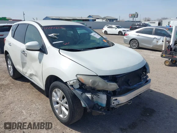 ✅ 2011 Nissan Murano SL • VIN: JN8AZ1MU9BW062529 • Лот: 44448146. Опубліковано раніше на IAAI з пробігом 189 240 миль. Безкоштовний доступ до архіву аукціонних продажів зі США та докладний звіт про історію автомобіля на DreamBid. Зображення 1.