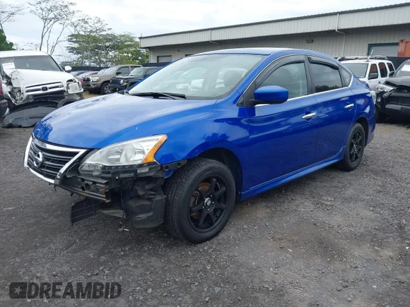 ✅ 2014 Nissan Sentra SL • VIN: 3N1AB7AP3EL613925 • Lot: 43487434. Listed on IAAI with 130,202 mi. Free auction sales archive from the USA and detailed vehicle history report at DreamBid. Image 2.