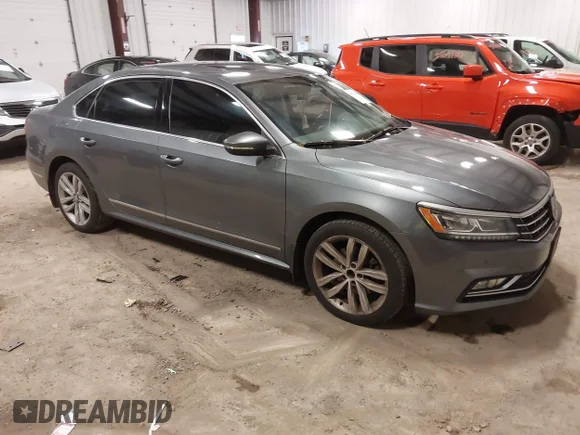 ✅ 2017 Volkswagen Passat SE • VIN: 1VWGT7A31HC043888 • Lot: 45041847. Listed on IAAI with 177,428 mi. Free auction sales archive from the USA and detailed vehicle history report at DreamBid. Image 1.