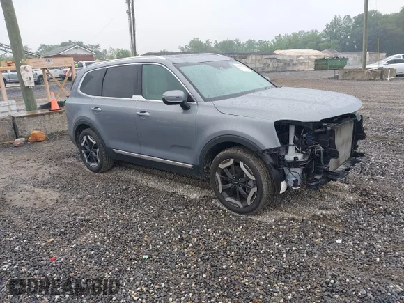 ✅ 2024 Kia Telluride EX • VIN: 5XYP34GC8RG493124 • Лот: 42438819. Опубліковано раніше на IAAI з пробігом 20 320 миль. Безкоштовний доступ до архіву аукціонних продажів зі США та докладний звіт про історію автомобіля на DreamBid. Зображення 1.